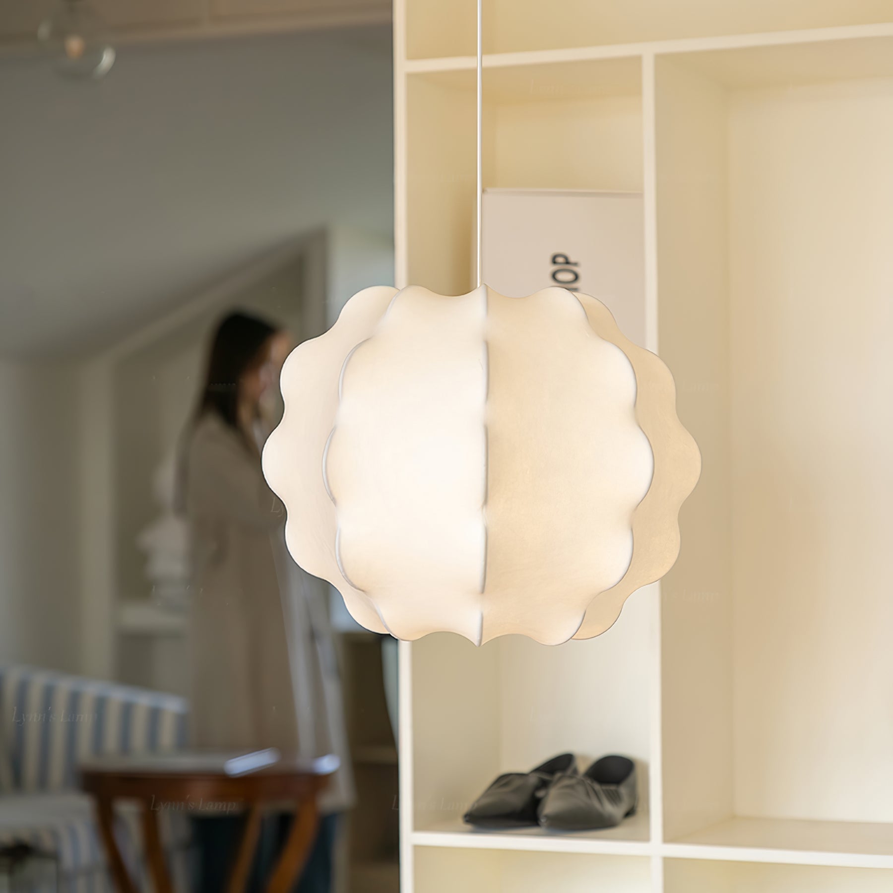 Corrola Silk Pendant Light