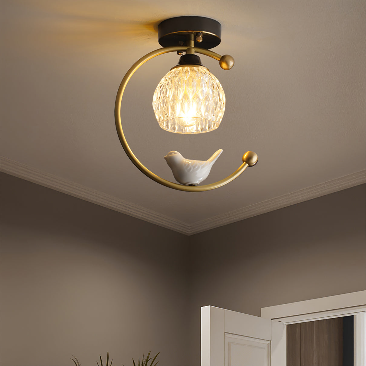 Bayais Bird Ceiling Light