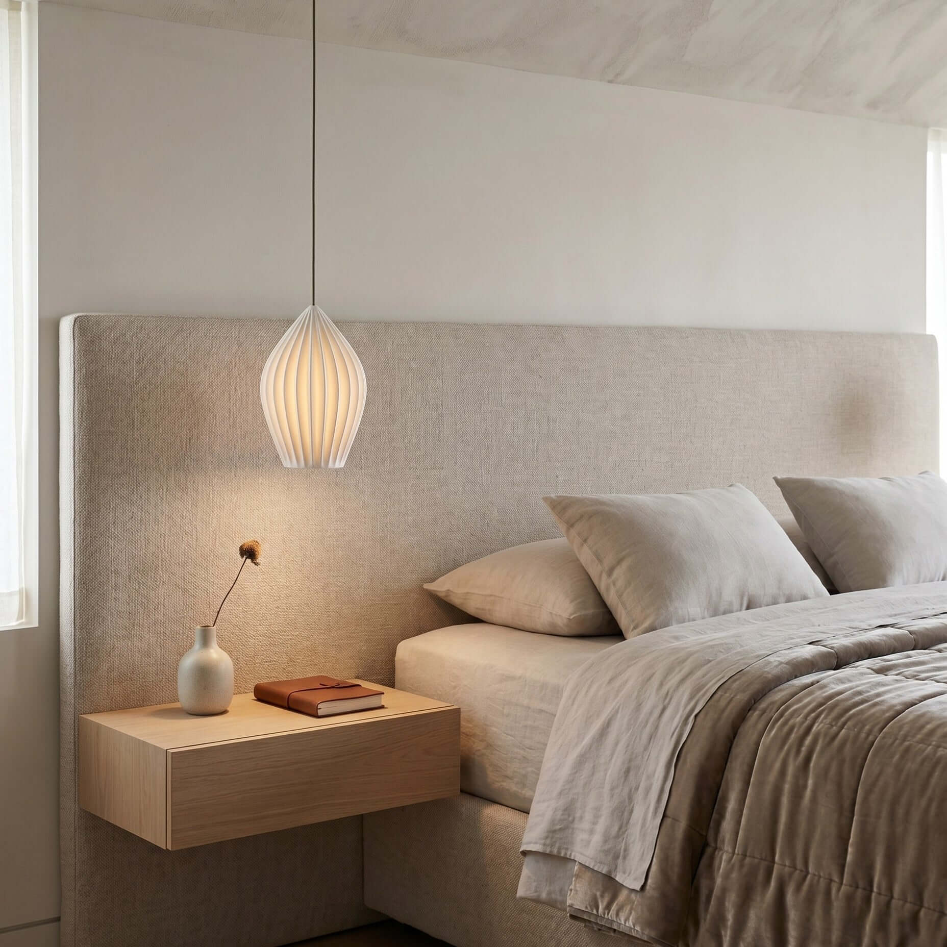 Torri Ribbed Pendant Light