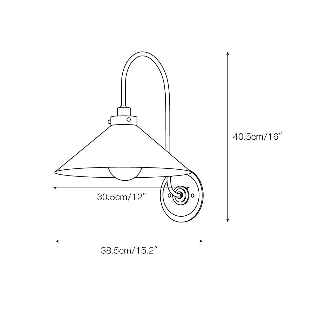 Elkuis Cone Wall Light
