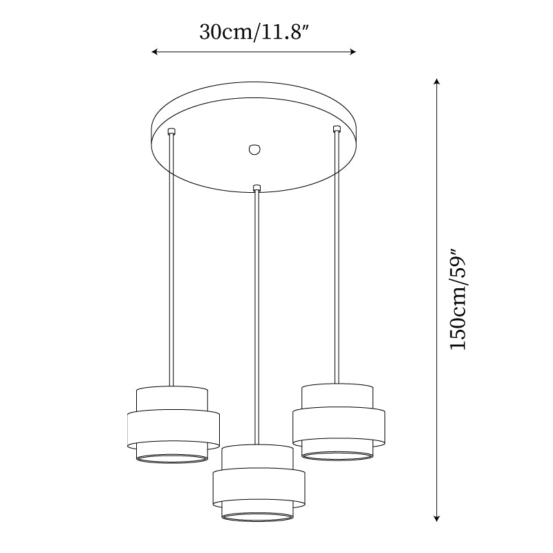 Ryvi Cylinder Pendant Light