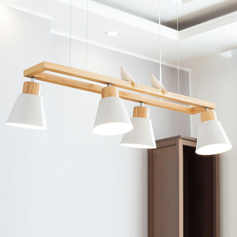 Cone Wood Chandelier – detail 9