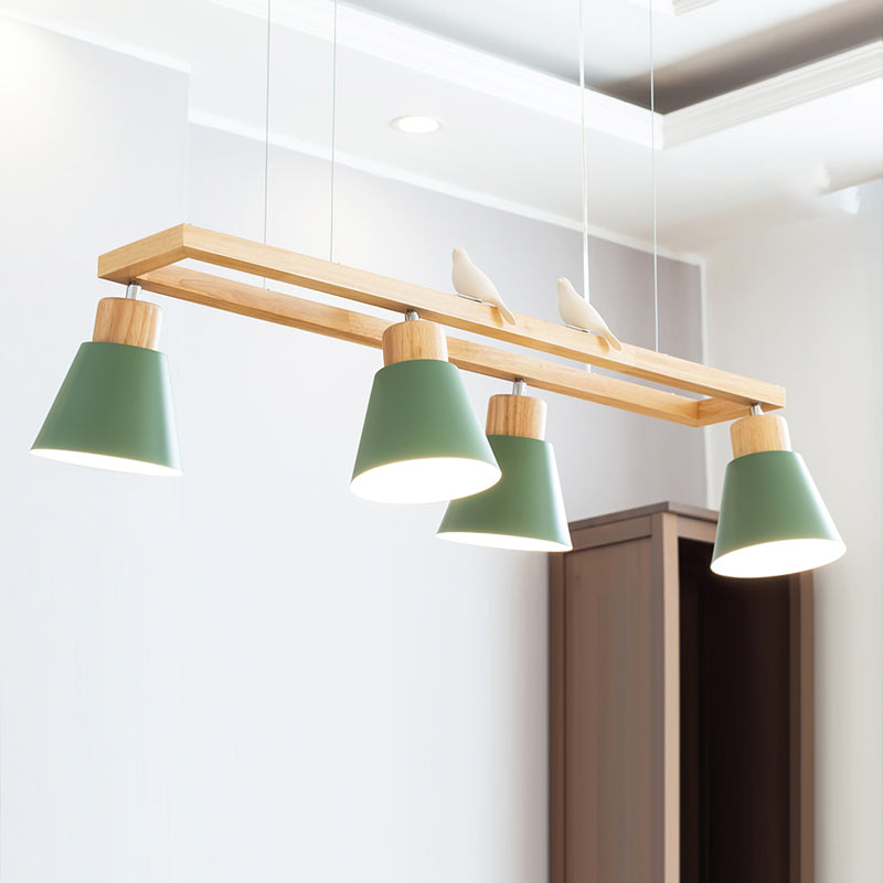 Cone Wood Chandelier – detail 15