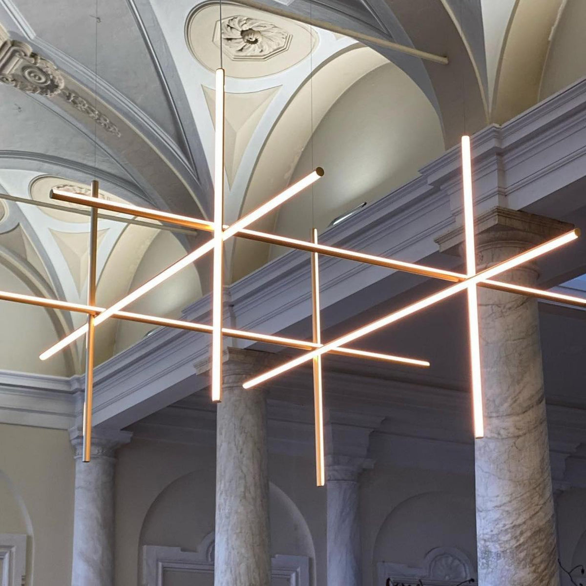 Gridline Linear Chandelier – detail 20