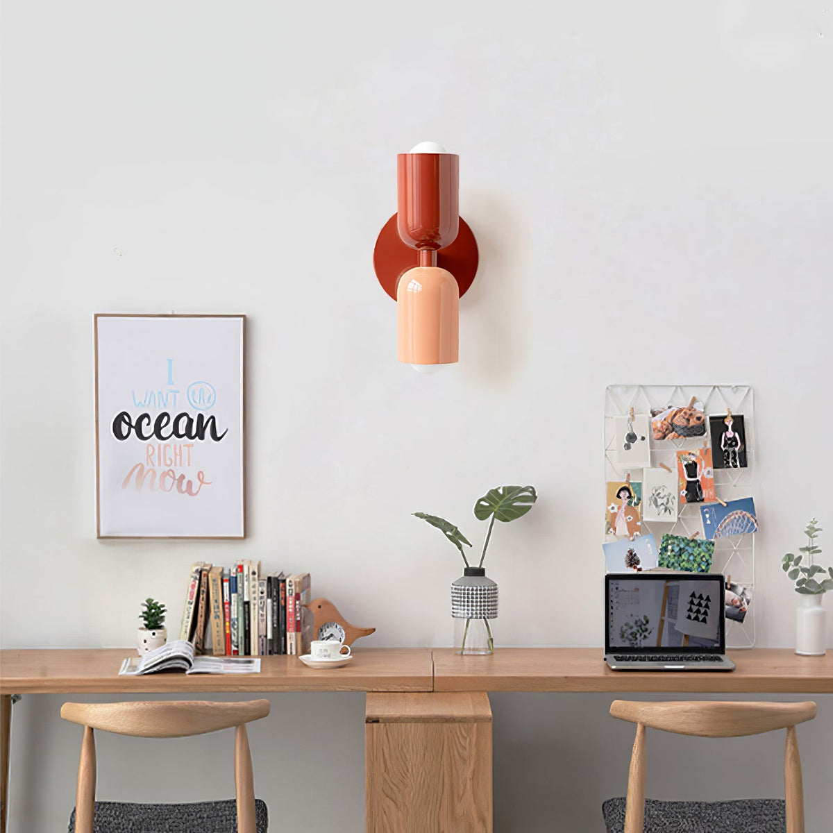 Couleur Double Plug In Wall Lamp - Vakkerlight