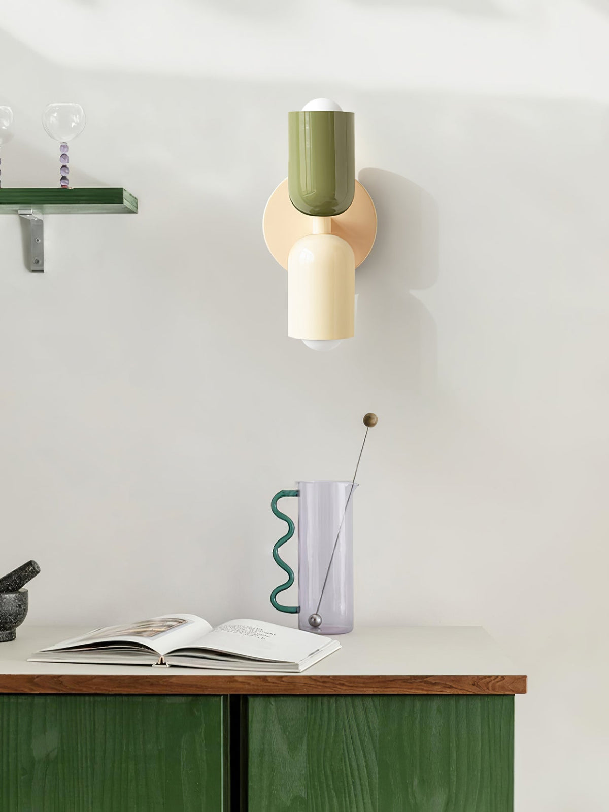 Couleur Double Plug In Wall Lamp - Vakkerlight
