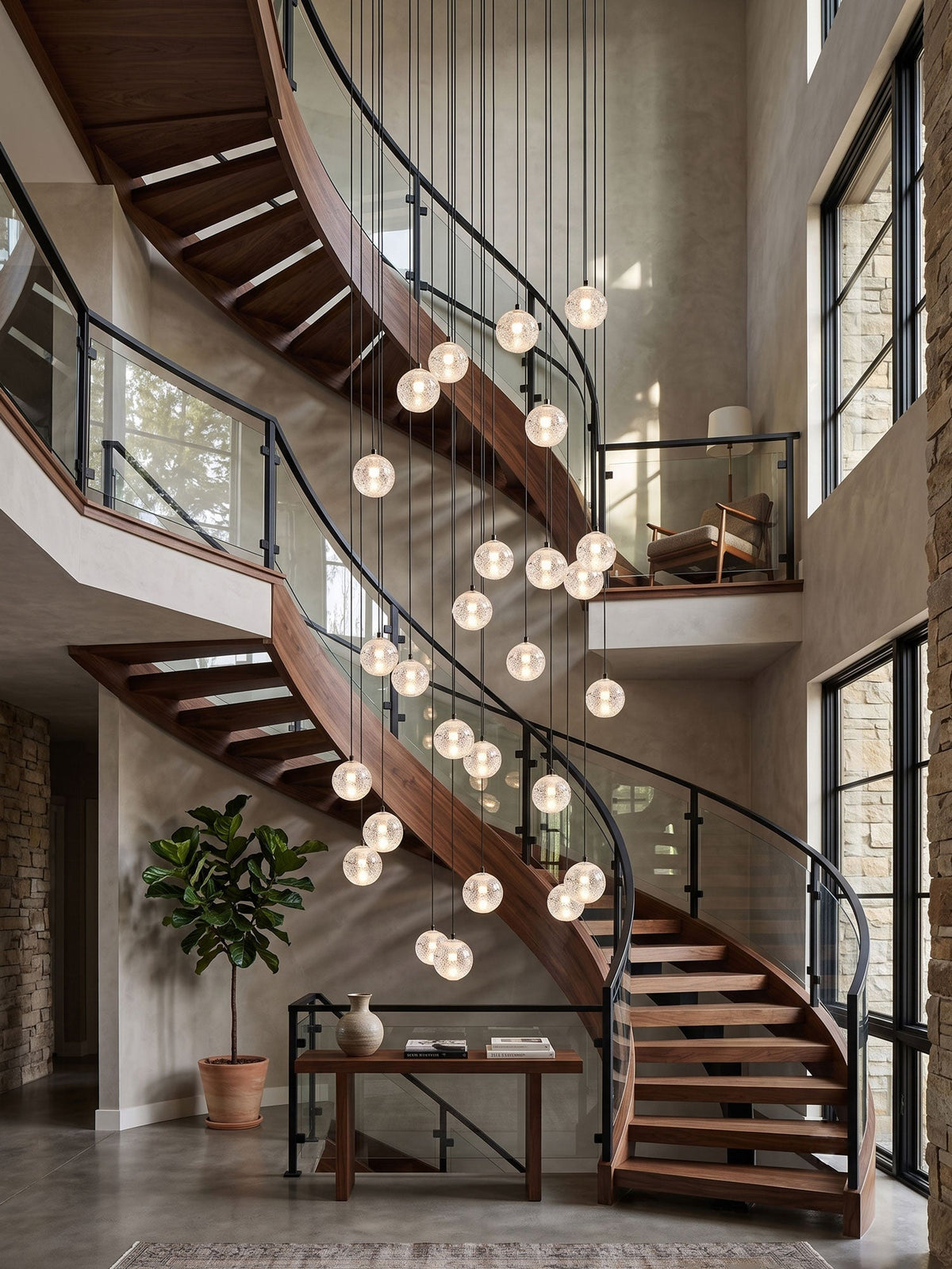 Crystal Bubbles Balls Pendant Lamp – detail 3