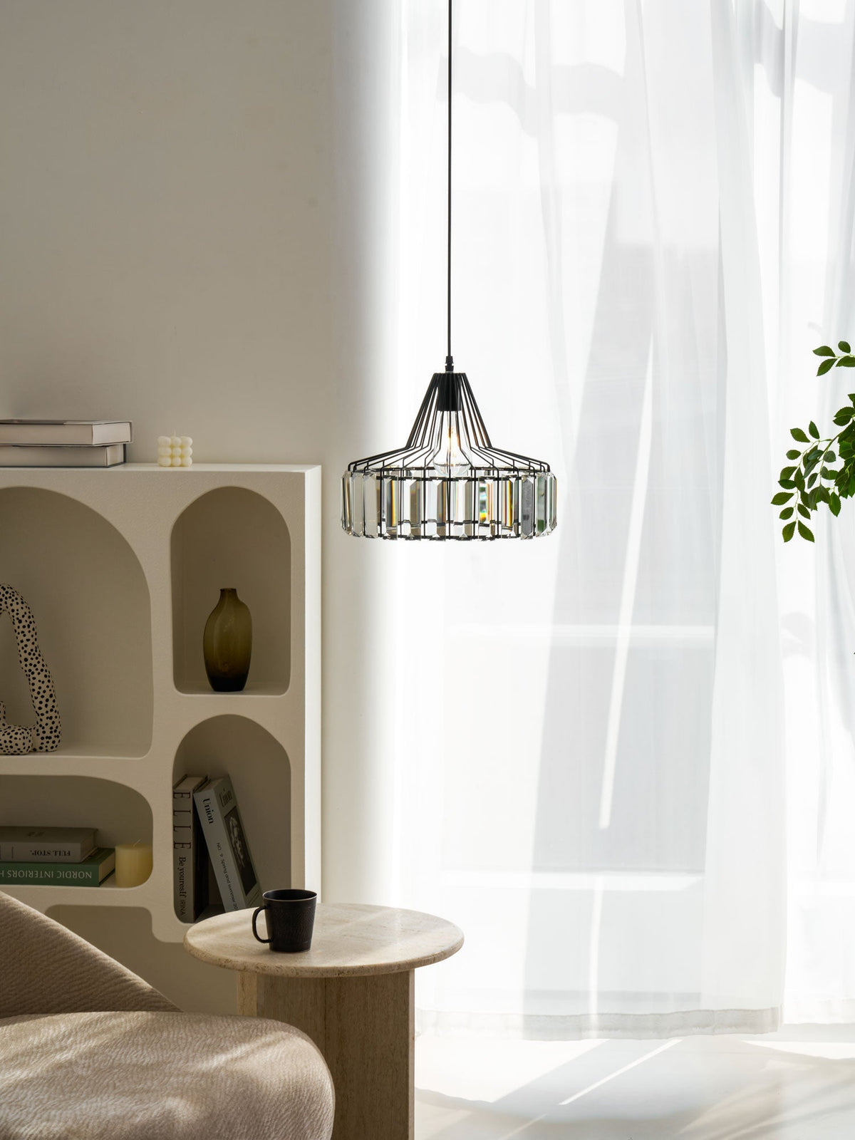 Crystal Drum Pendant Lamp - Vakkerlight