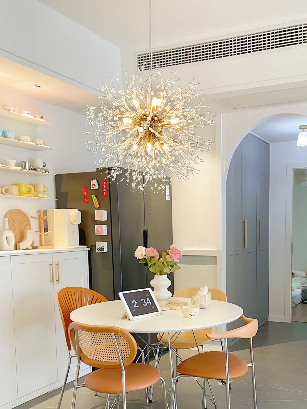 Crystal Dandelion Chandelier – detail 7