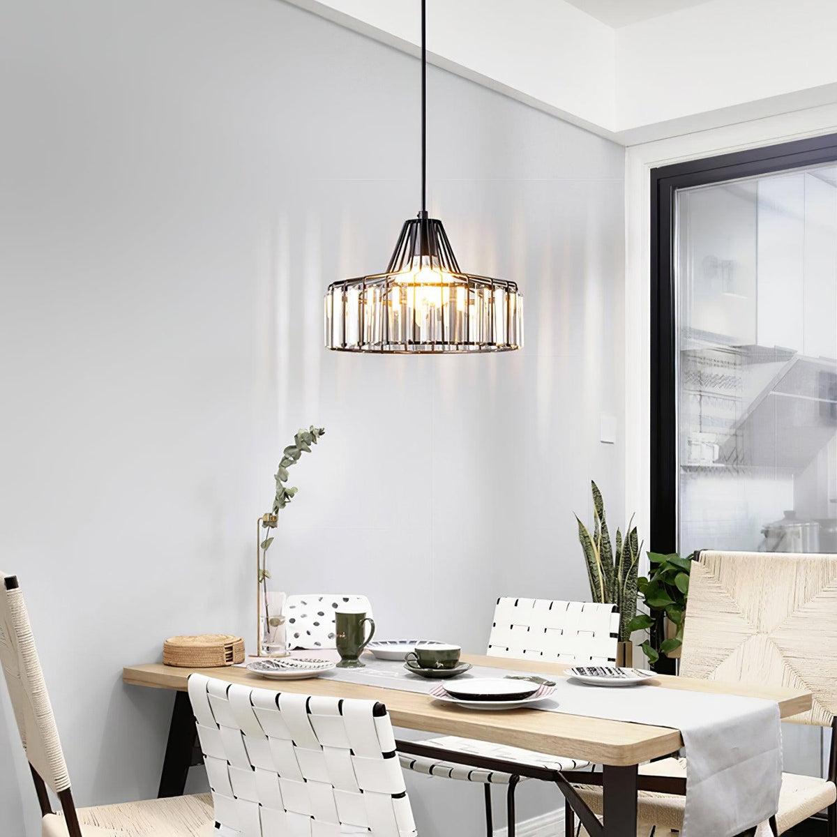 Crystal Drum Pendant Lamp – detail 5