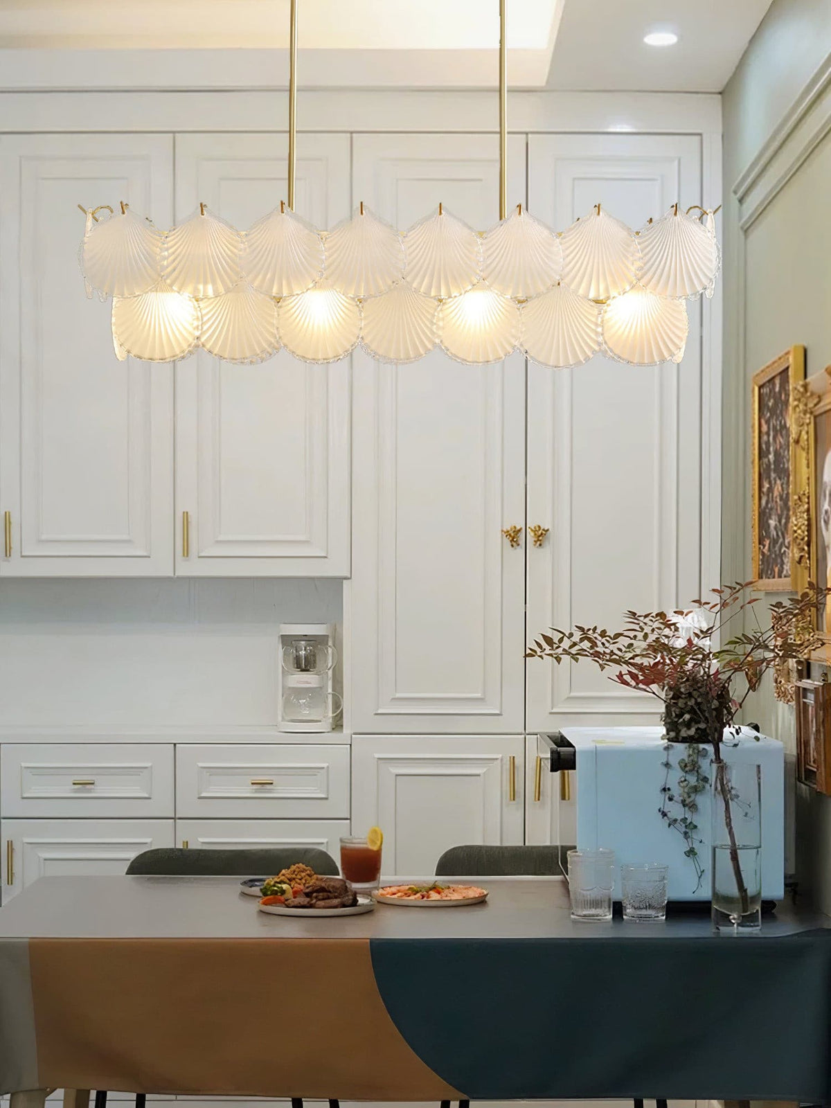 Dekorfine Shell Glass Chandelier — Detail View 48