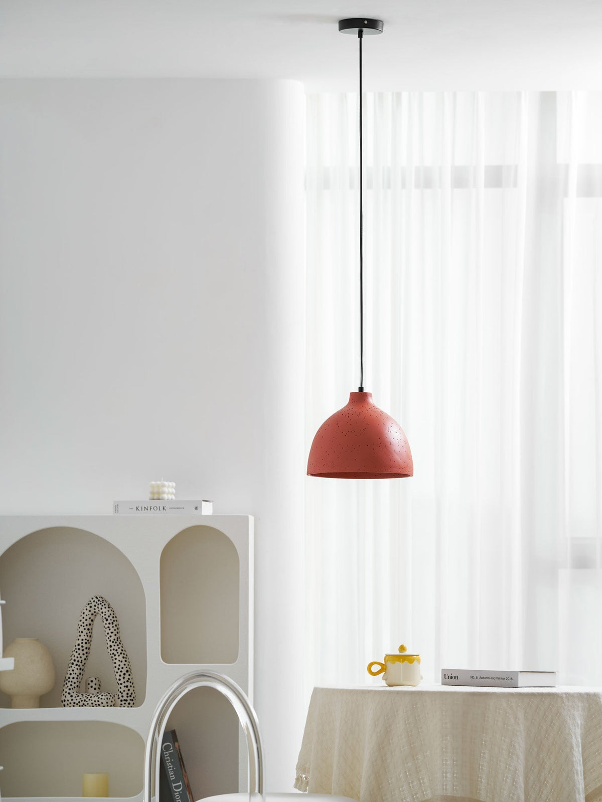 Resin Bowl Pendant Lamp - Vakkerlight