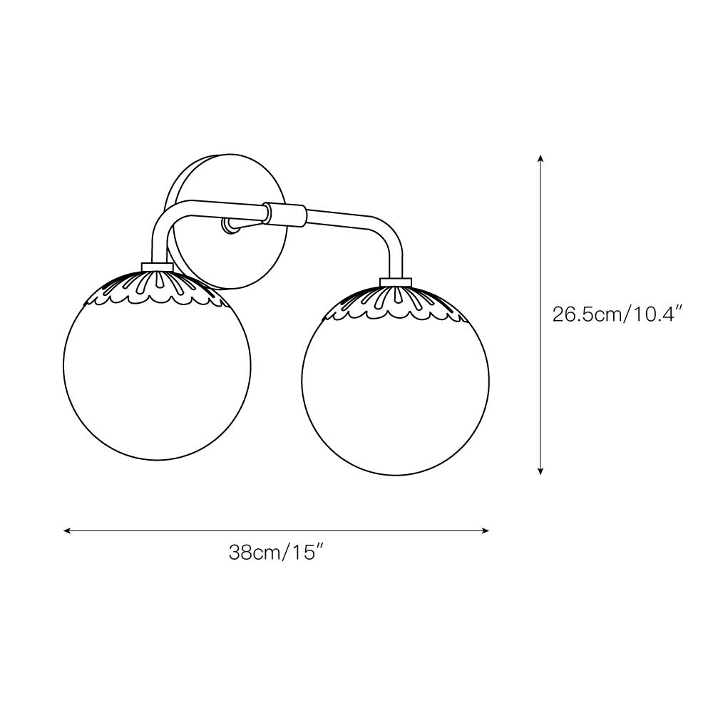 Quini Globe Wall Light