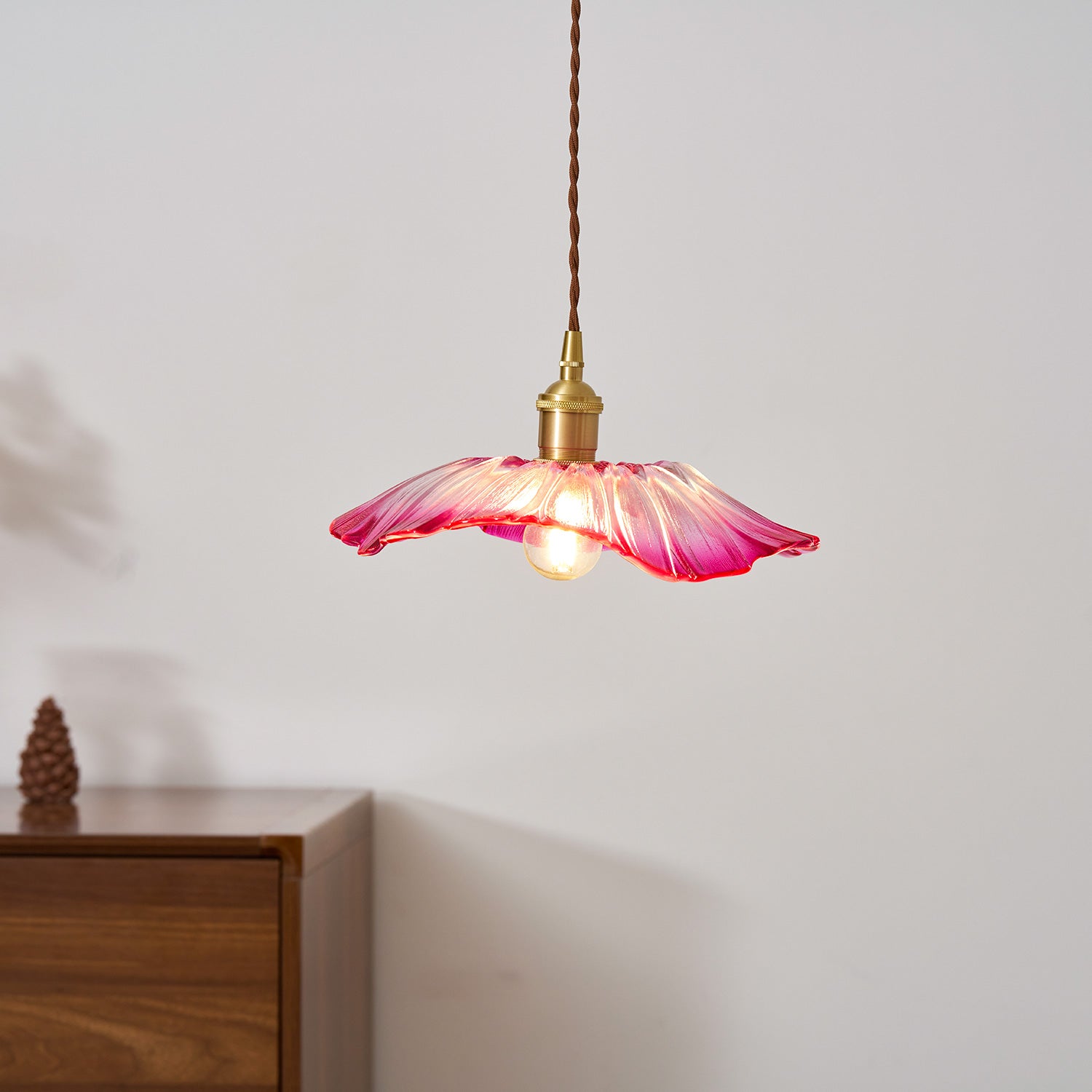 Rodenford Flower Plug In Pendant Light