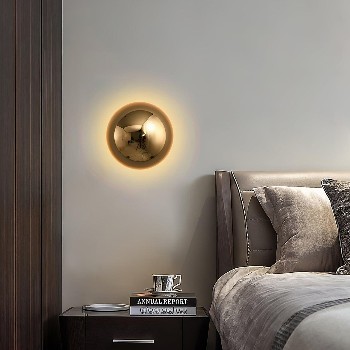 Aurum Sphere Wall Sconce – detail 2