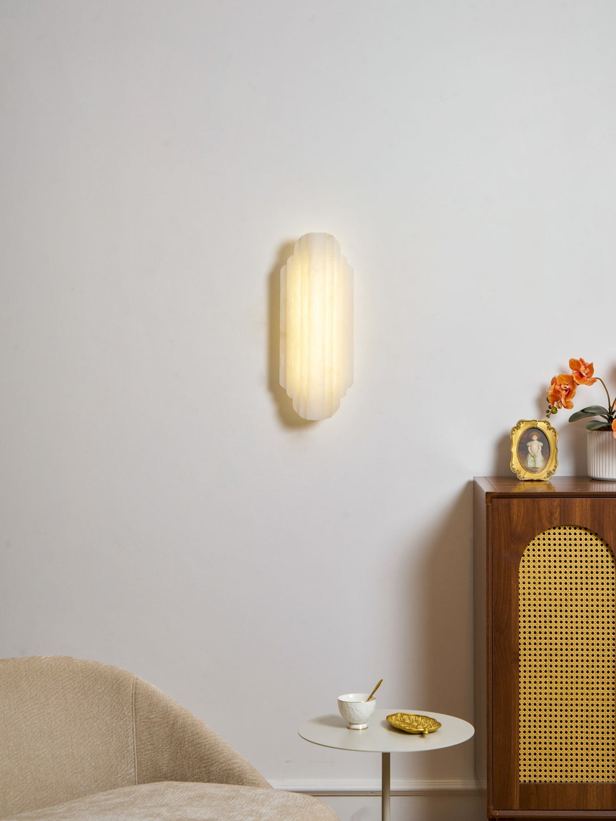 Estelle Alabaster Wall Sconce – detail 21