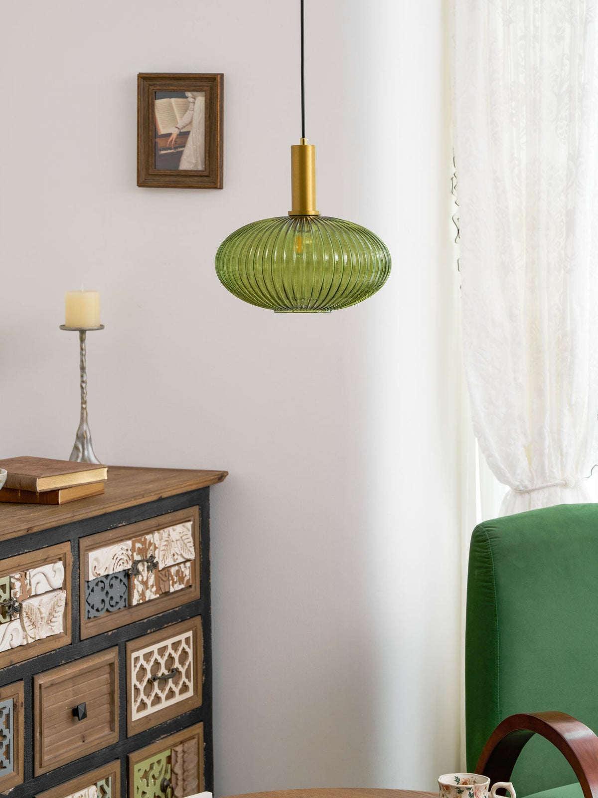 Reefu Fluted Pendant Light