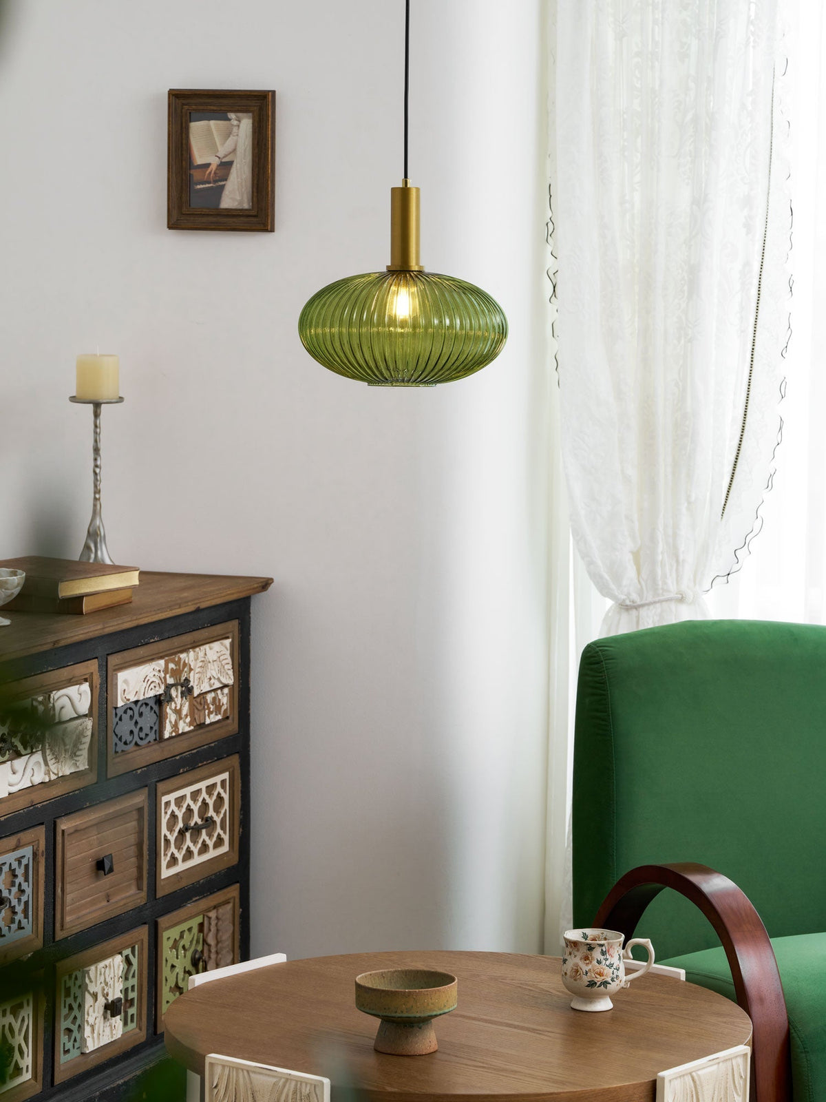 Reefu Fluted Pendant Light