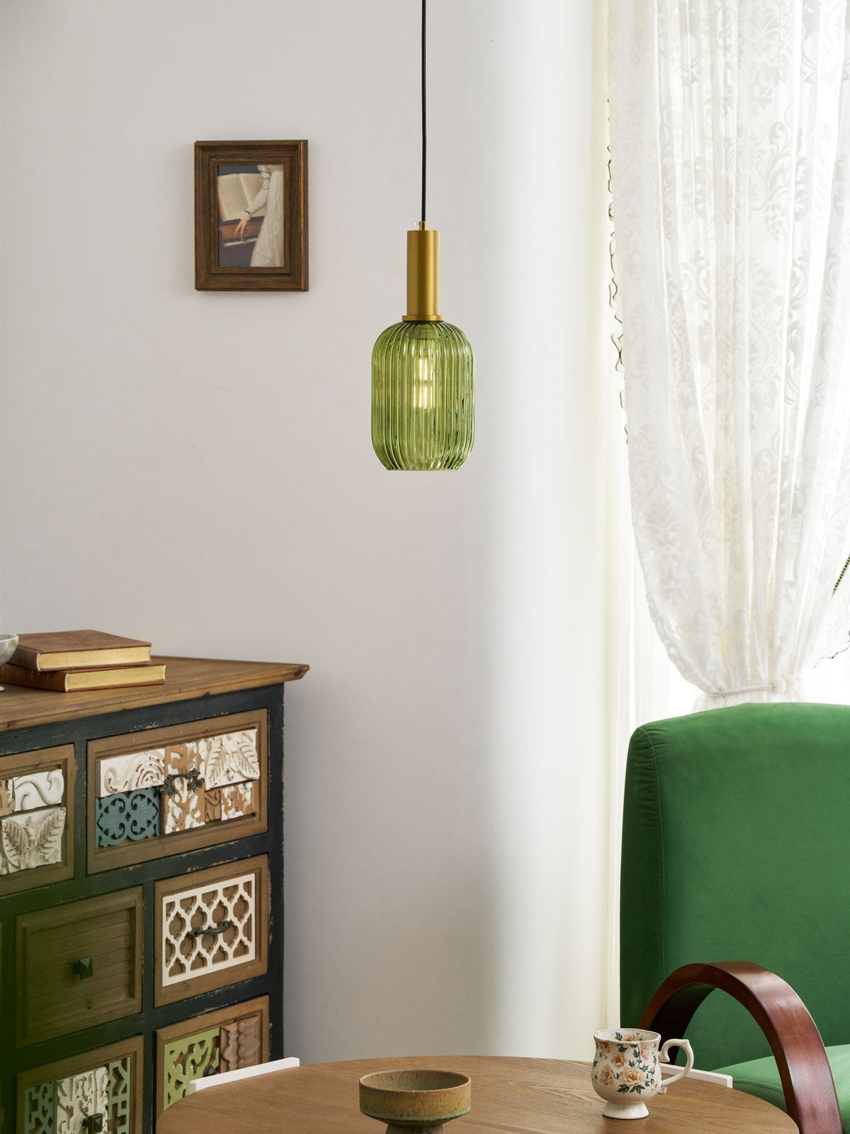 Reefu Fluted Pendant Light