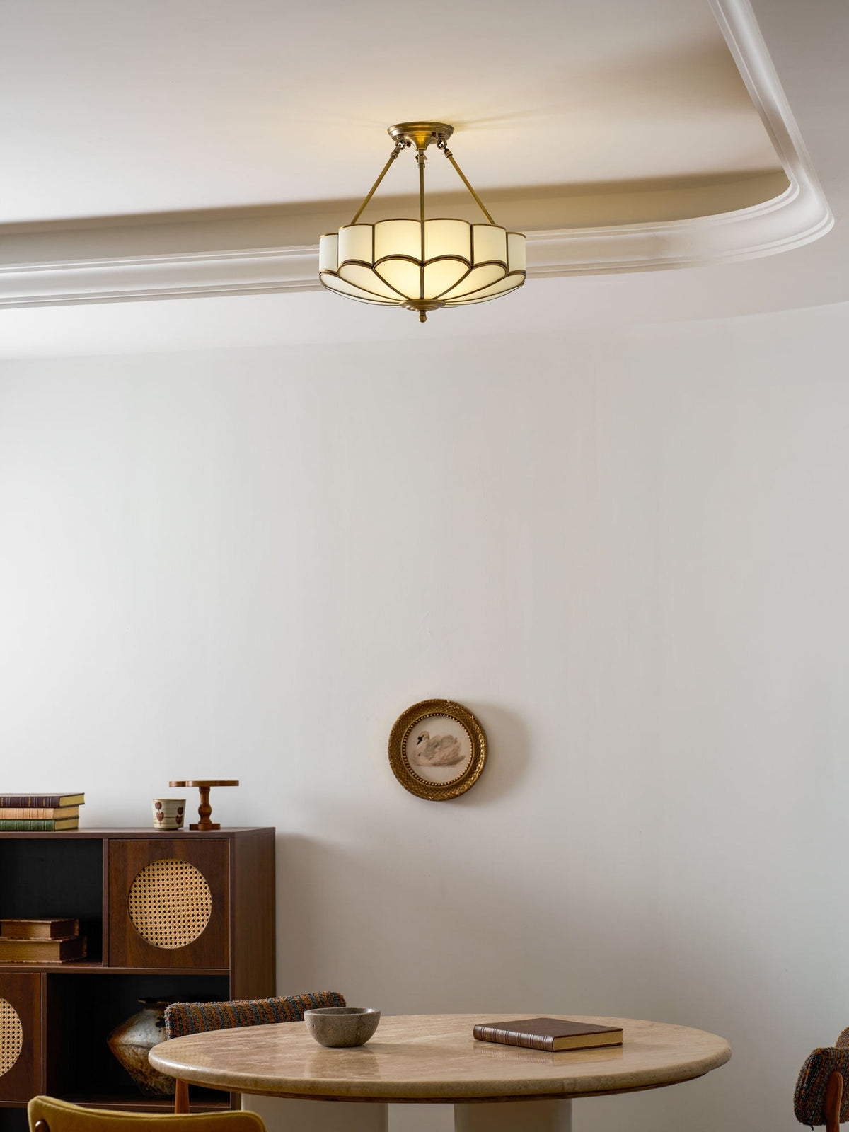 Flower Shape Glass Ceiling Light – detail 12