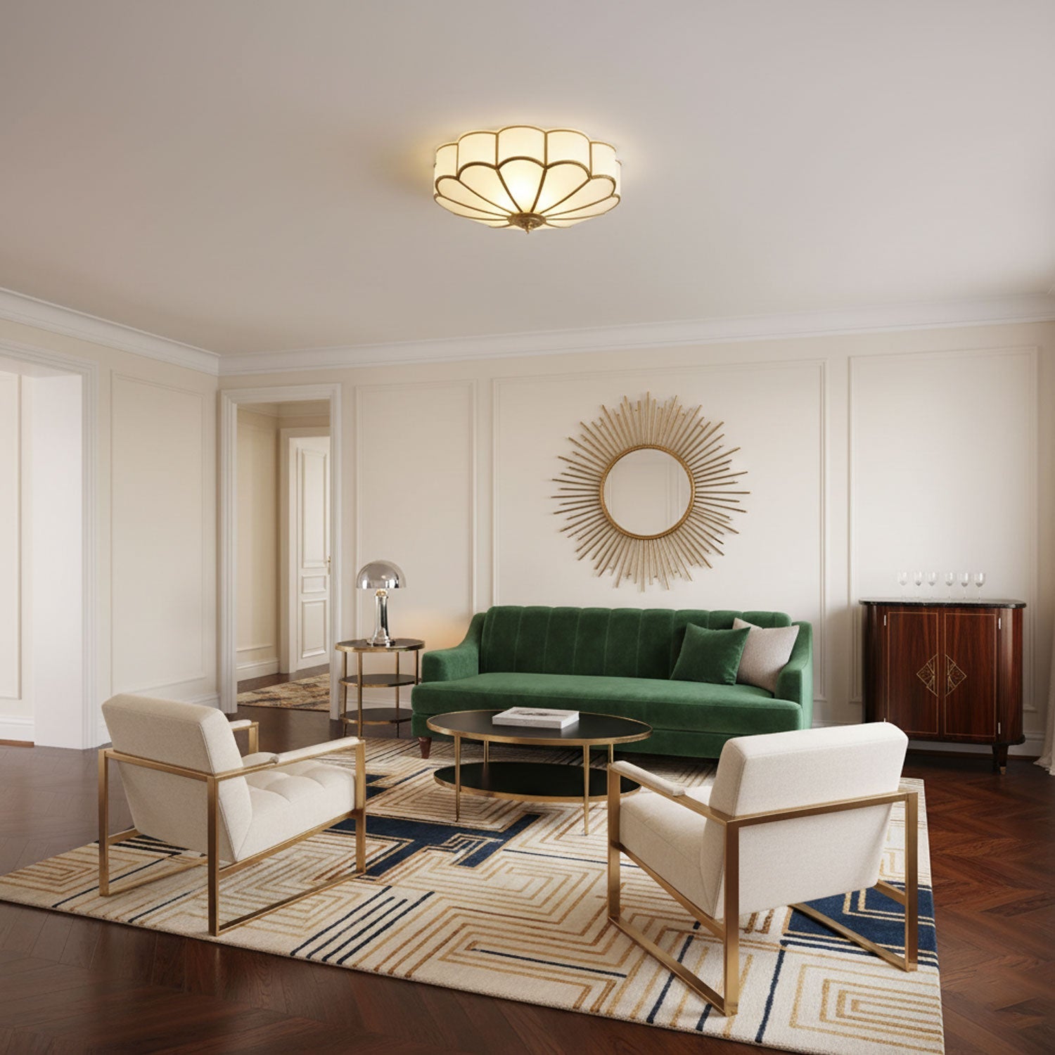 Paxley Floral Ceiling Light