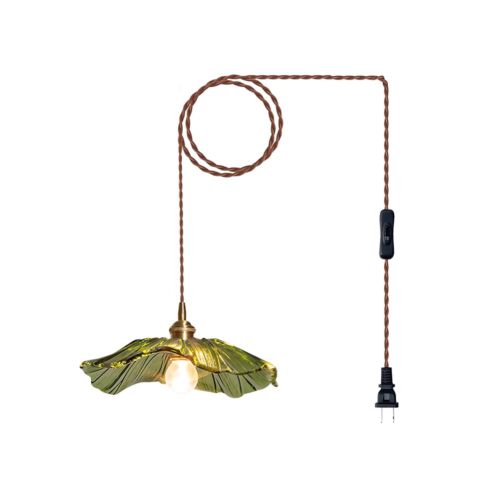 Rodenford Flower Plug In Pendant Light