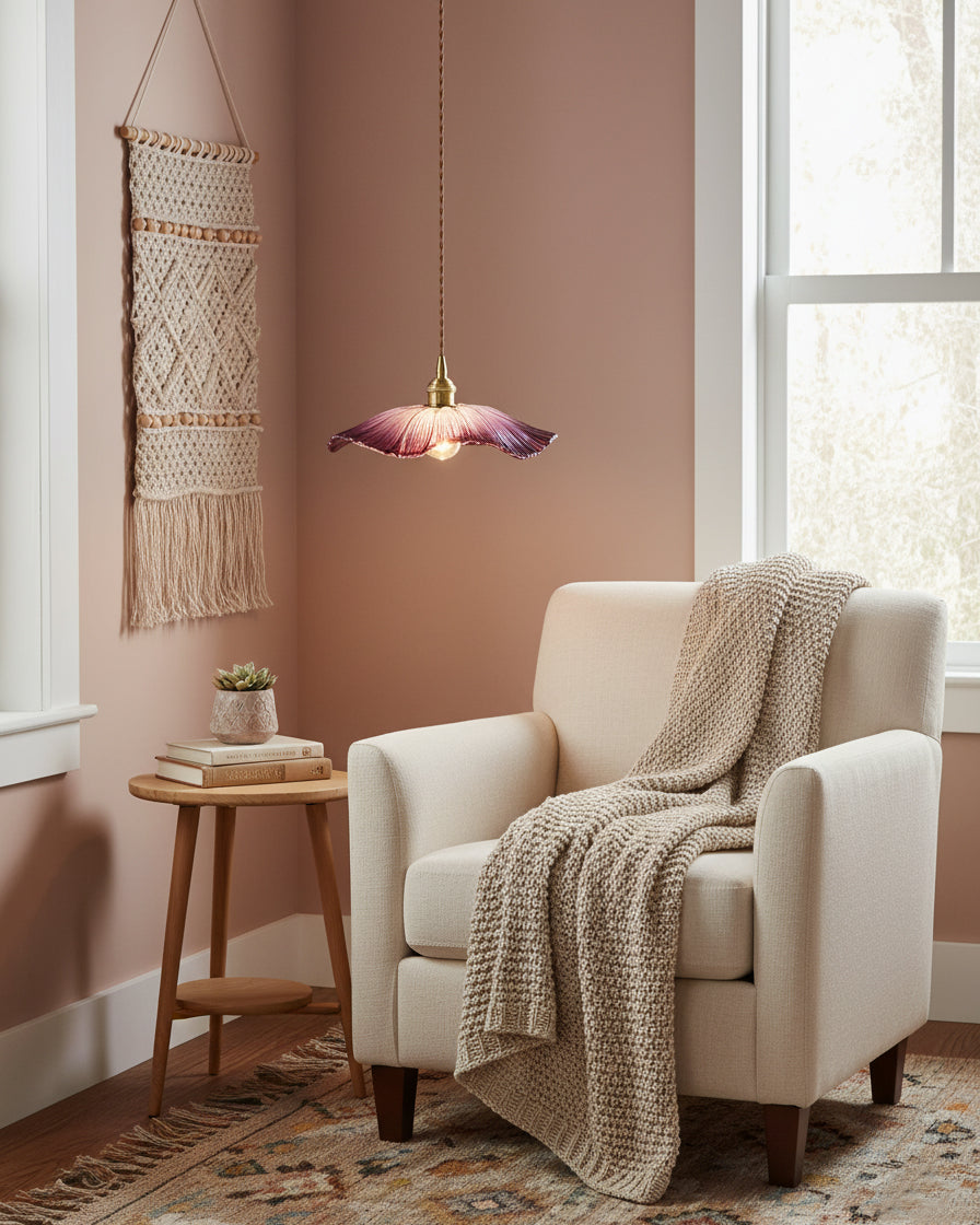 Rodenford Flower Plug In Pendant Light