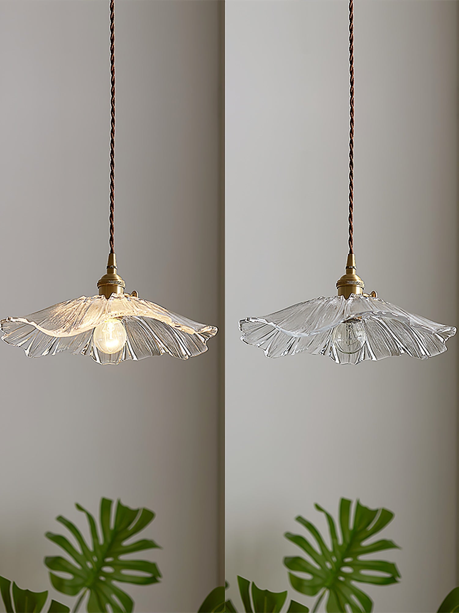 Rodenford Flower Plug In Pendant Light