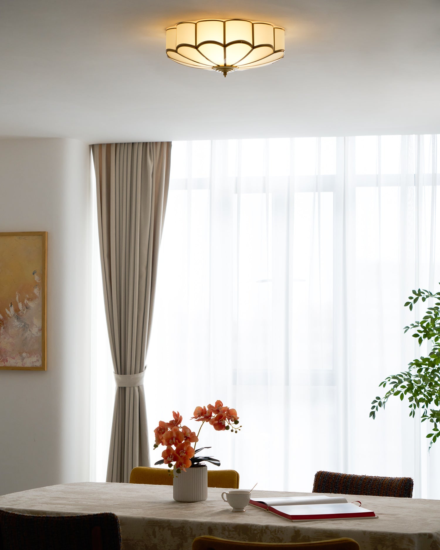 Paxley Floral Ceiling Light