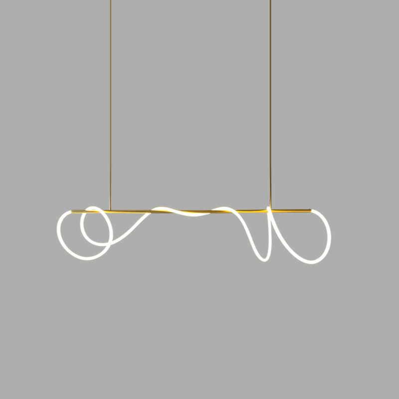 Flexible Linear Curve Chandelier – detail 38