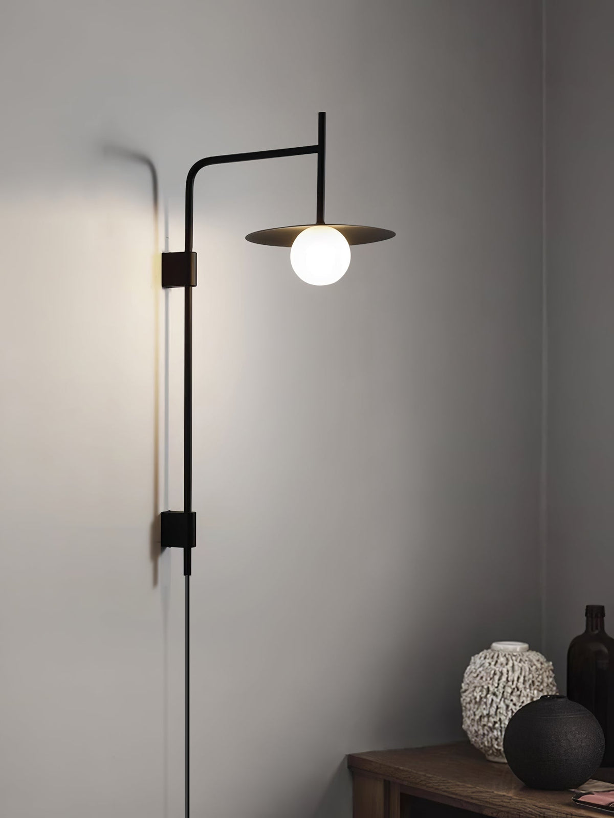 Gea Swing Arm Plug-in Wall Lamp – detail 17