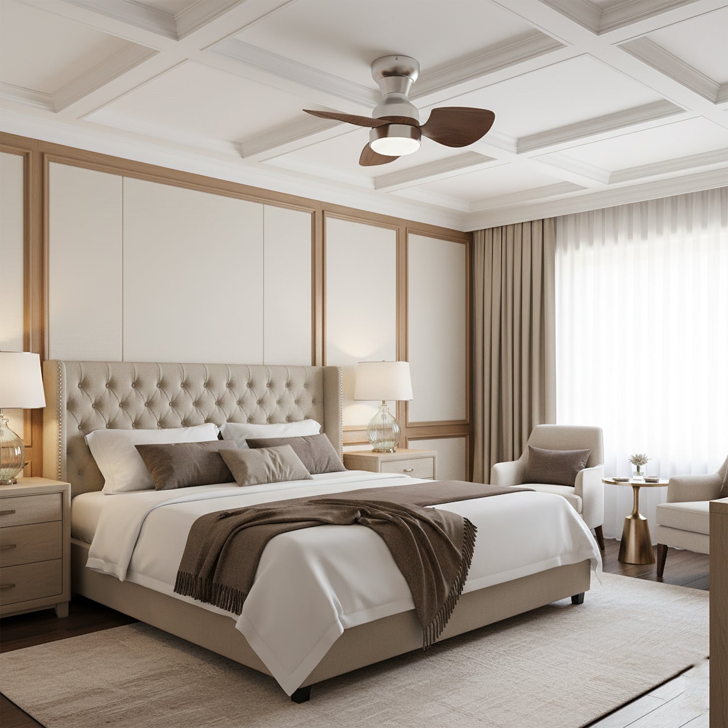 Mavena Modern Ceiling Fan Light