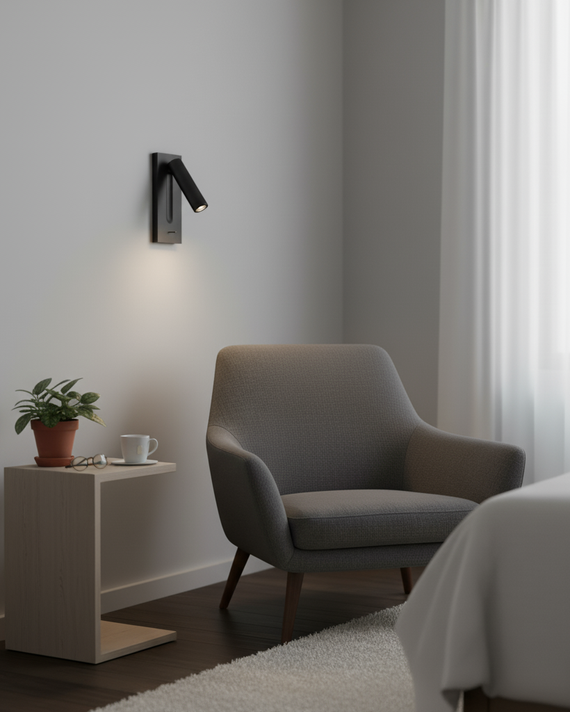 Synona Square Wall Reading Light