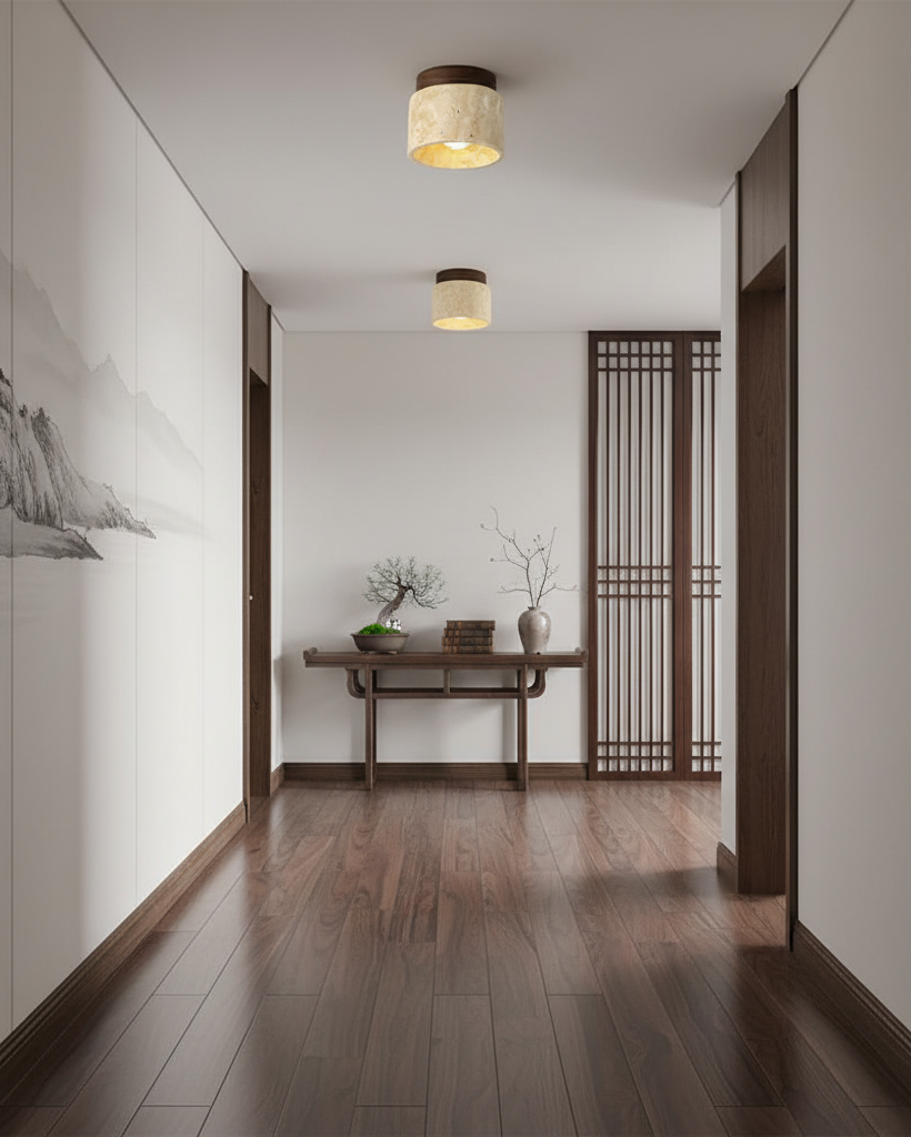 Rilore Travertine Ceiling Light
