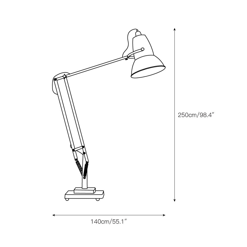 Jorlanel Articulated Floor Lamp
