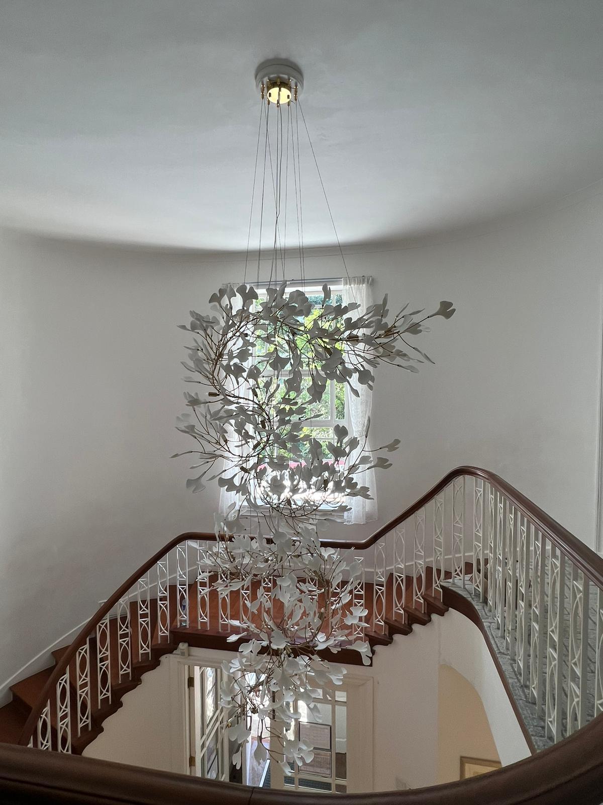 Gingko Vortex Chandelier – detail 28