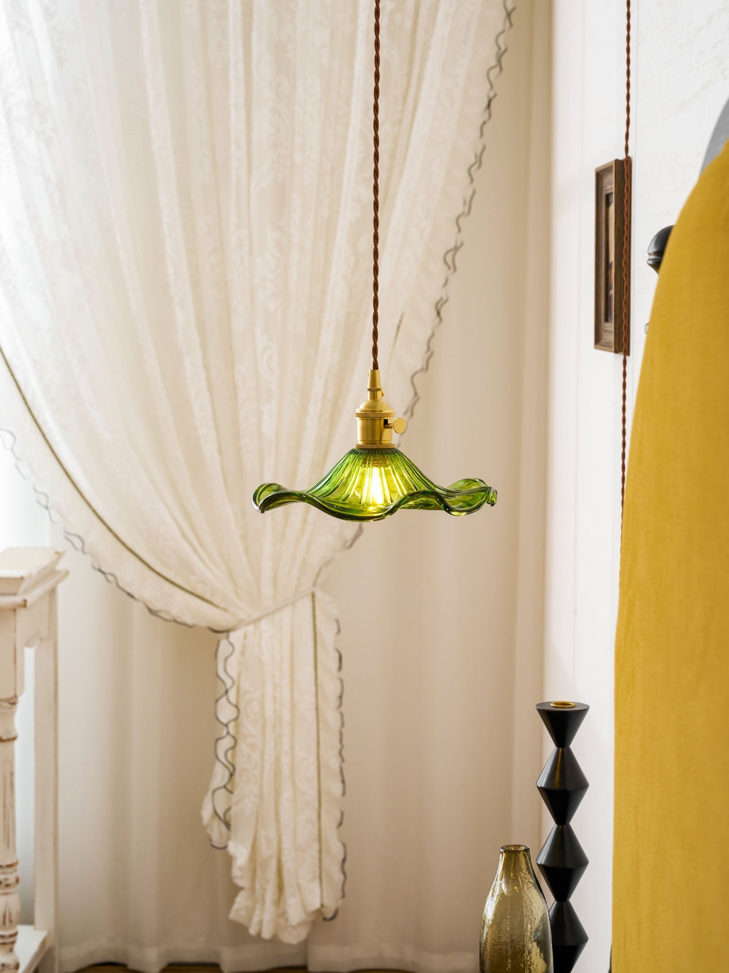 Paloia Vintage Plug In Pendant Light