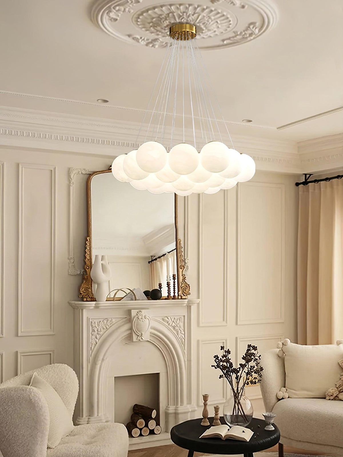 Glass Cluster Chandelier – detail 24
