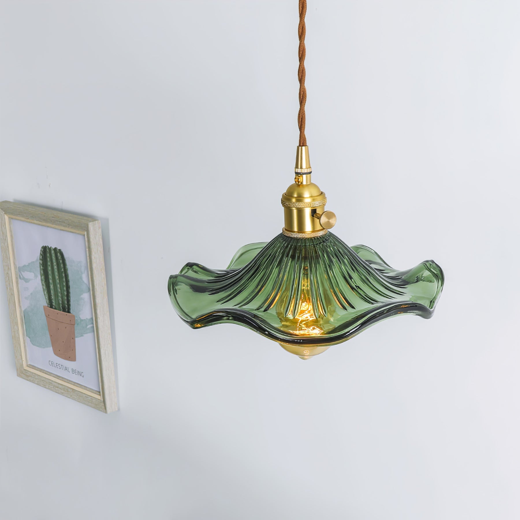 Paloia Vintage Plug In Pendant Light