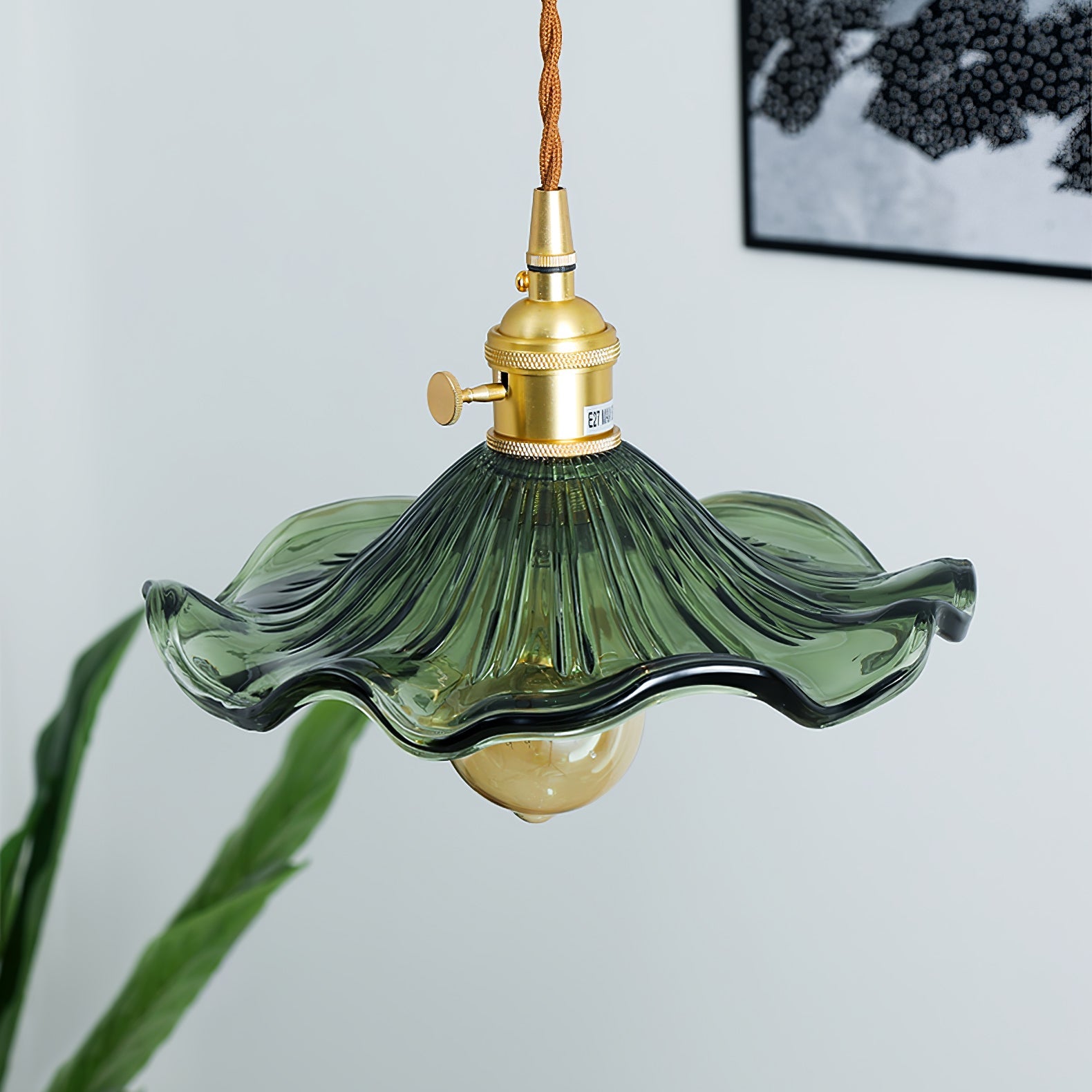 Paloia Vintage Plug In Pendant Light