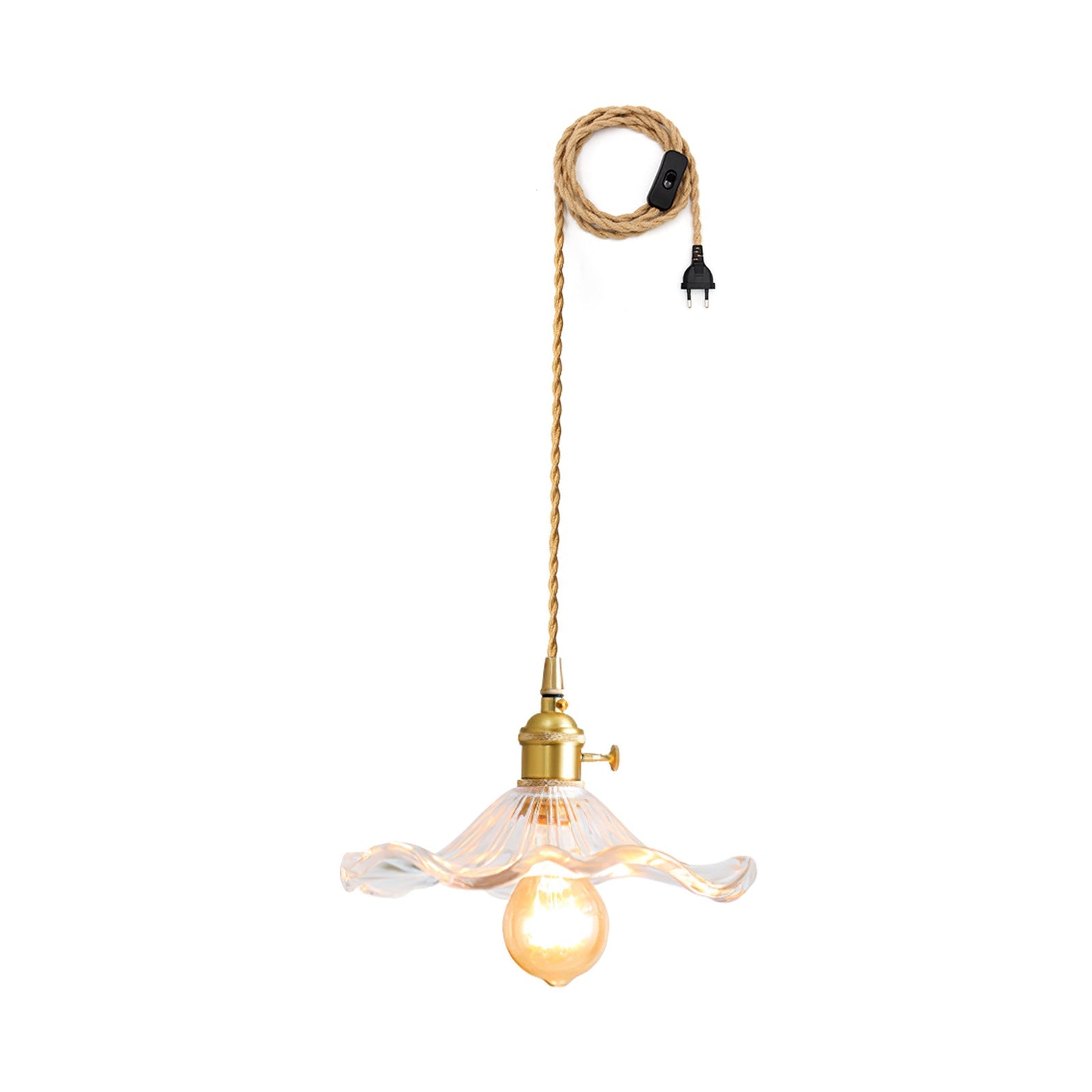 Paloia Vintage Plug In Pendant Light