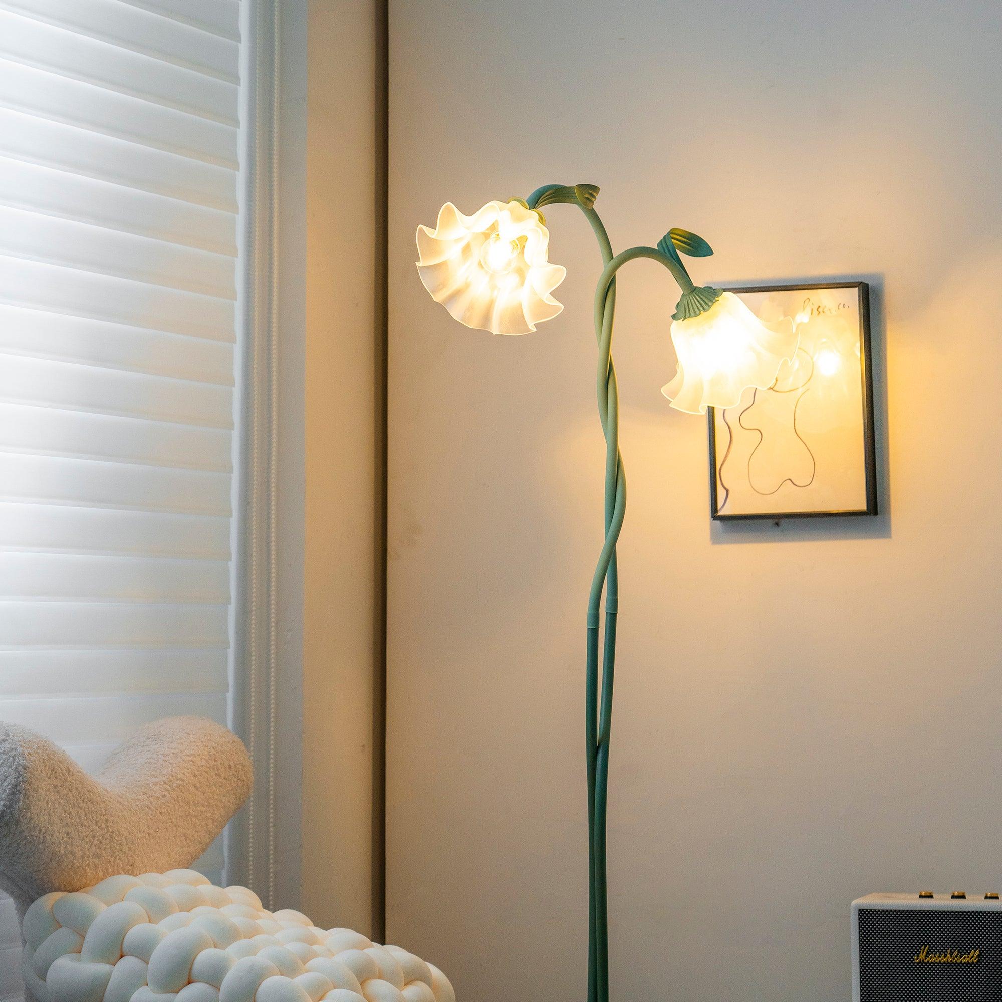Talivay Floral Floor Lamp
