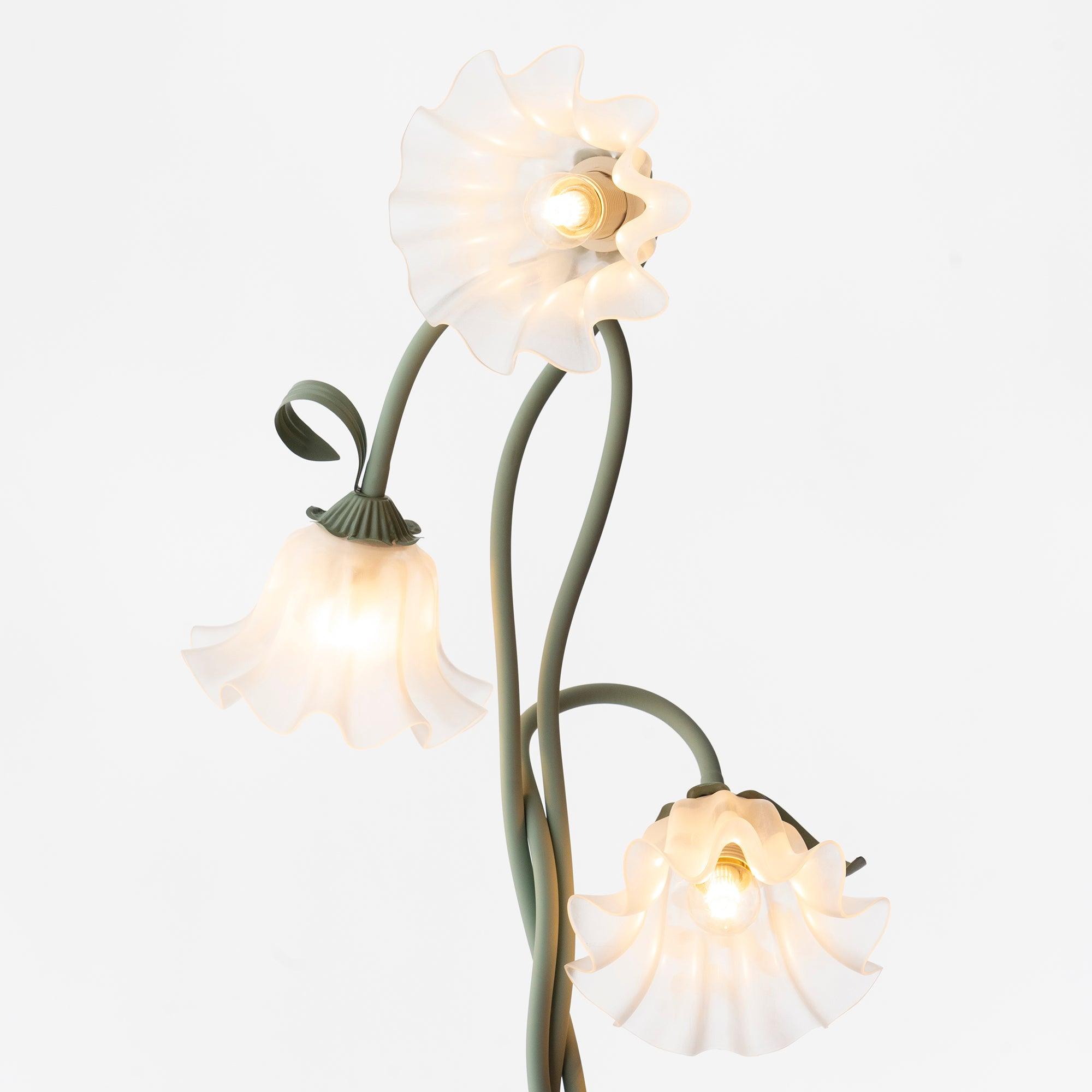 Talivay Floral Floor Lamp