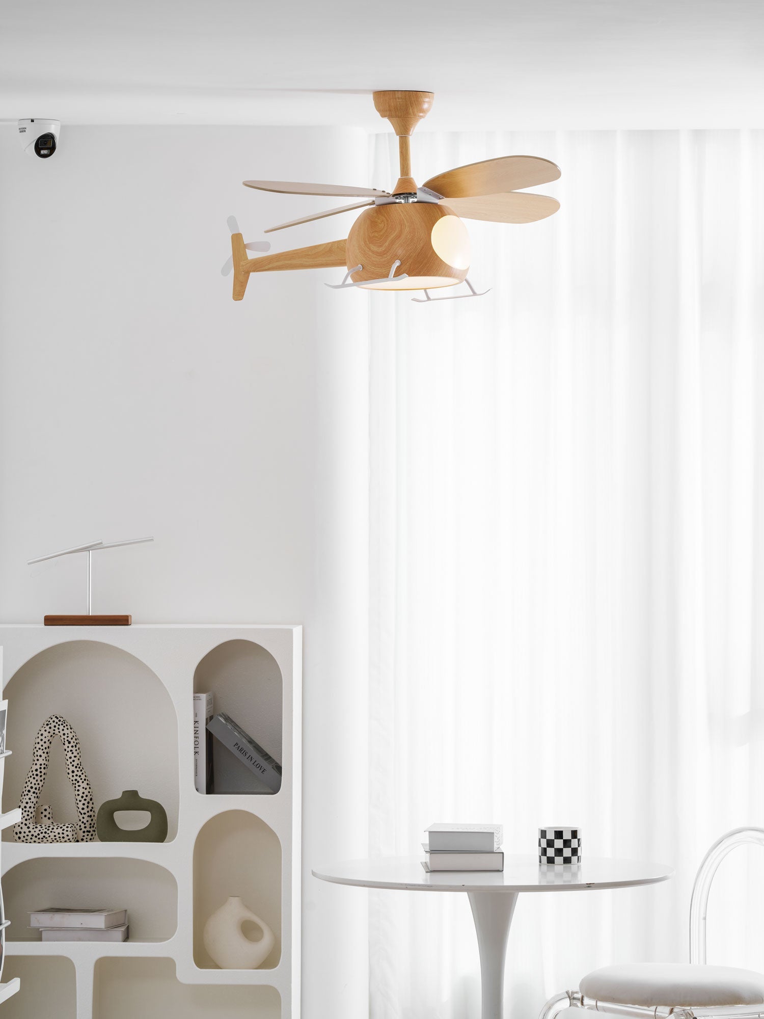 Yaralin Helicopter Ceiling Fan Light