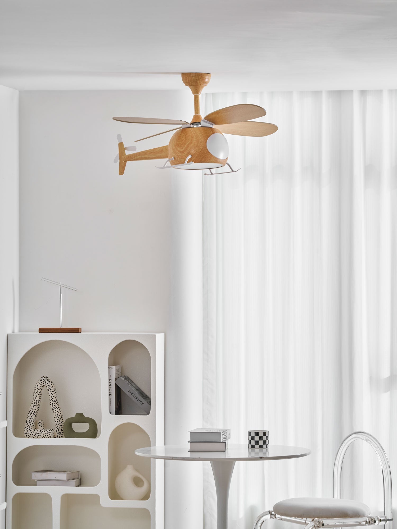 Yaralin Helicopter Ceiling Fan Light