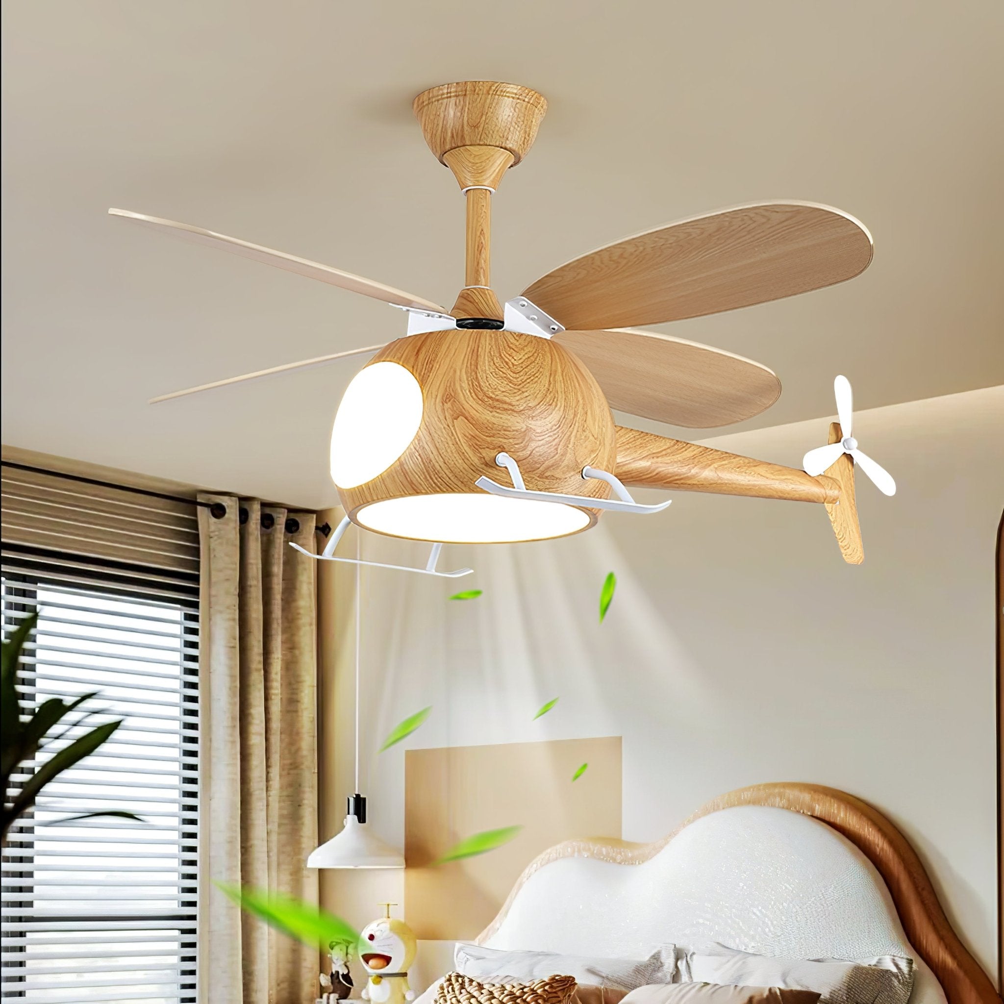 Yaralin Helicopter Ceiling Fan Light