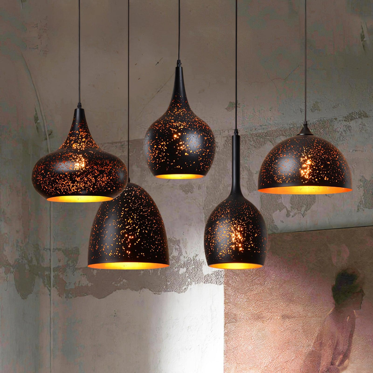 Hollow Industrial Pendant Lamp – detail 2