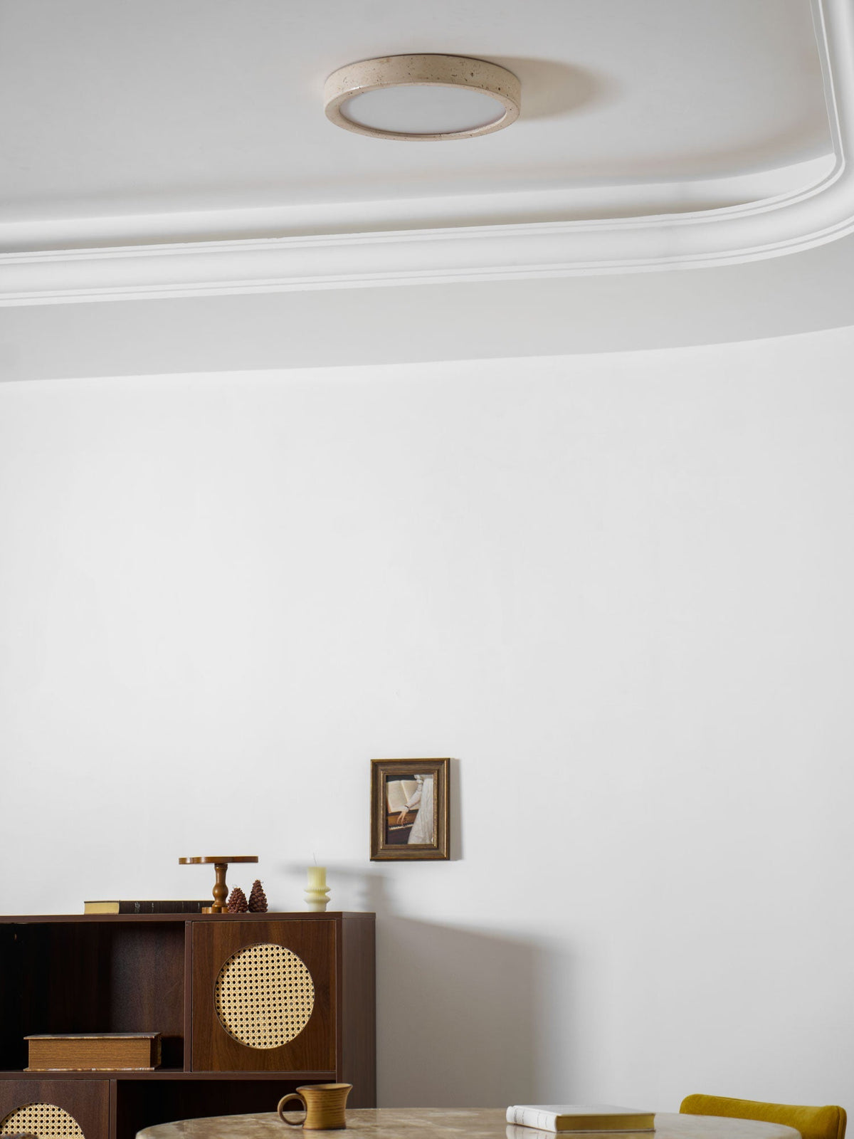 Horizon Travertine Ceiling Light – detail 14