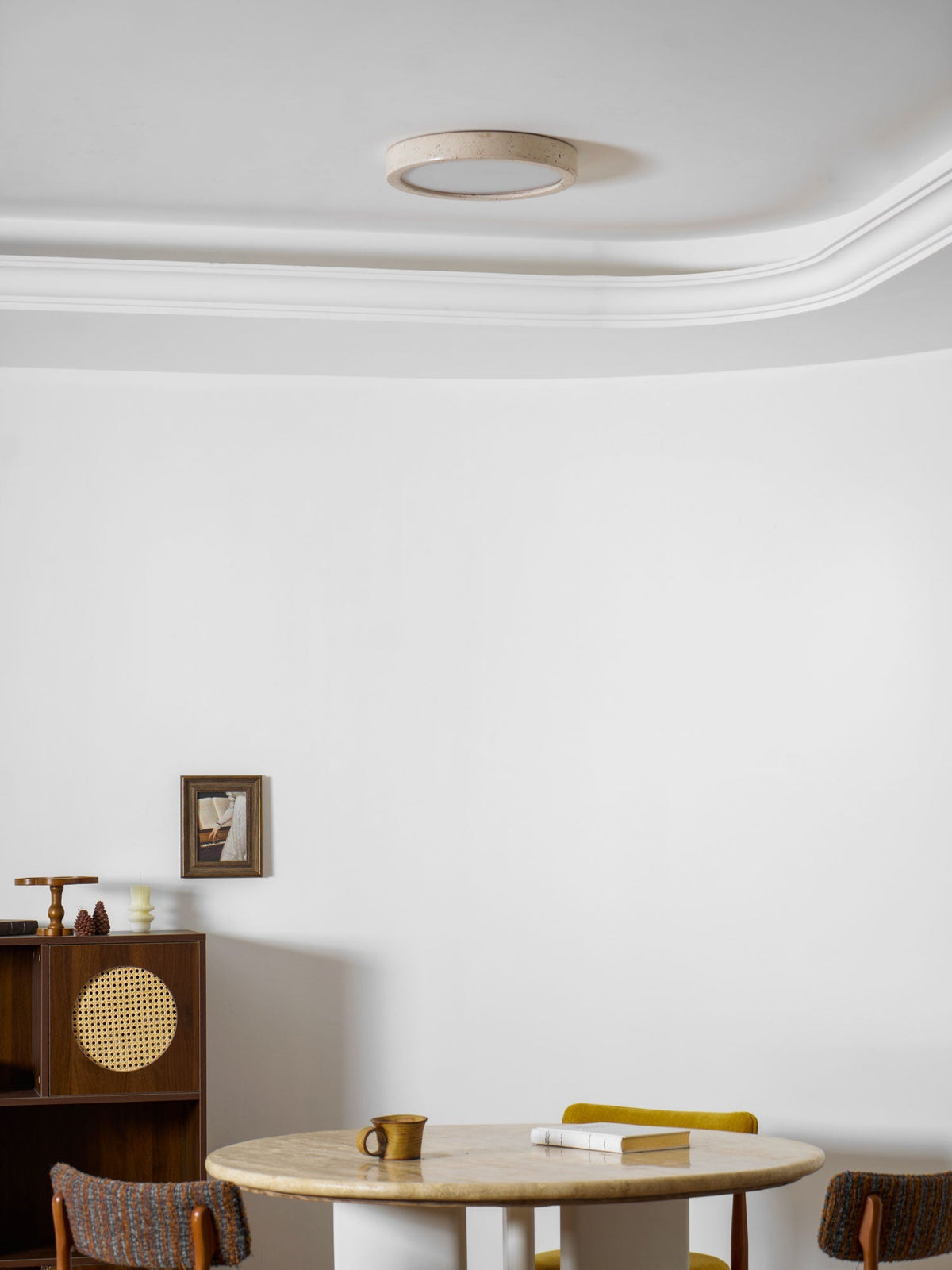 Horizon Travertine Ceiling Light – detail 16