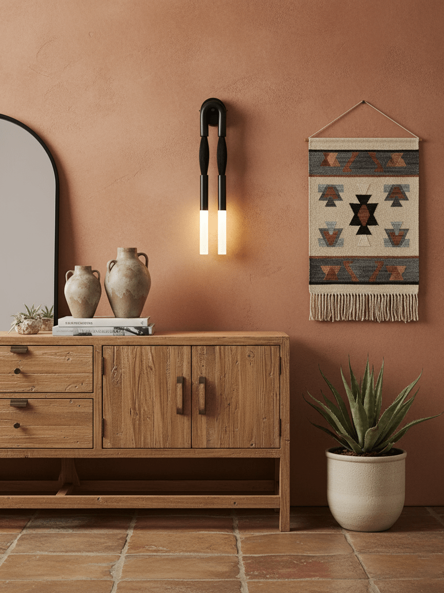Horsehair Wall Lamp – detail 7
